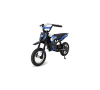 (Black-Blue) RCB R9X Electric bike Motorcycle Kids, 12 inch Pneumatic Tires, Powerful Motor, 3 Speed Modes 8/12/25KMH, Range 15KM, Moto Crossbike Kids 3-12years
