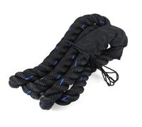(Black blue, Type B - 3M) 25mm Heavy Jump Rope Thicken Weighted Training Battle Skipping Ropes Muscle Power Training Gym Fitness Equipment