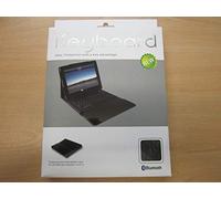 Black Bluetooth Wireless Keyboard Real Leather Carry Case/Stand Apple iPad Air