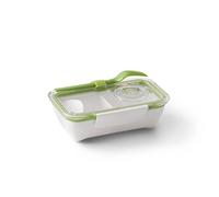 Black+Blum Bento Lunch Box | Secure Leak Proof Meal Prep Container with Compartments BPA Free Food Carrier for Lunch on The Go, Microwave Safe, Lime