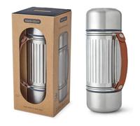 Black+blum Explorer Duo 1l Thermal Bottle Silver