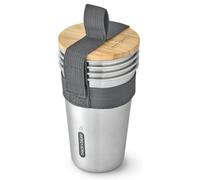 Black + Blum Black+Blum Set Of 4 Stainless Steel Picnic Cup 500Ml - Silver