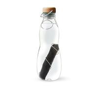 BLACK + BLUM Eau Good Glass Water Bottle | Leak Proof | 650ml | Olive