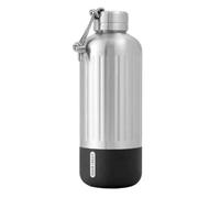 Black+Blum Explorer Insulated Bottle - Stainless Steel Leak Proof Water Bottle with Carry Loop - BPA Free Drinks Bottle for Hot or Cold Drinks, Hiking and Gym - Black, Large 850ml