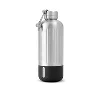Black+Blum Explorer Insulated Bottle - Stainless Steel Leak Proof Water Bottle with Carry Loop - BPA Free Drinks Bottle for Hot or Cold Drinks, Hiking and Gym - Black, Large 850ml
