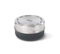 BLACK + BLUM Glass Lunch Bowl | Leak Proof | 750ml | Slate | Meal Prep Container, Borosilicate Glass, Microwave, Oven, Freezer & Dishwasher Safe, BPA Free, Reusable, Work & Travel