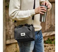 Black + Blum Insulated Lunch Bag | Leak Proof | Roll Top | 10L | Black