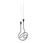 BLACK + BLUM Loop Candle Holder, Steel, 28 x 20 x 13 cm