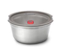 Black and Blum Steel Food Bowl