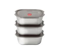 Black and Blum Microwaveable Steel Meal Prep Boxes
