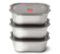 Black+Blum Stainless Steel Meal Prep Box Set - 3 x Small