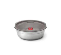 black + blum FBSS-BL-S017-DE Multifunctional Bowl Lunch Box, Stainless Steel, Red
