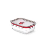 BLACK + BLUM Stack + Nest Glass Food Storage Container | 380ml | Meal Prep Lunch Box with Airtight & Leak-Proof Lid. Borosilicate Glass, Oven, Air-Fryer, Microwave, Freezer & Dishwasher Safe