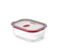 BLACK + BLUM Stack + Nest Glass Food Storage Container | 600ml | Meal Prep Lunch Box with Airtight & Leak-Proof Lid. Borosilicate Glass, Oven, Air-Fryer, Microwave, Freezer & Dishwasher Safe