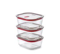 Black+Blum Stack + Nest Glass Food Box Set - 3 x Medium