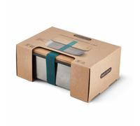 black+blum - Edelstahl Sandwich Box - Food storage size 1,25 l, sand