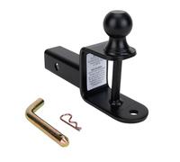 BLACK BOAR ATV/UTV Mount with Hitch Ball and Winch Strap Loop (2' Ball 2' Shank) (66025)