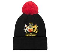 fan originals Bobble Hat Manchester Crest in United Black Colours