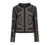 Black Bomber Jacket by Marciano- female- Guess- Tweed Jackets- Black- XL- Jackets XL