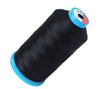 Black Bonded Nylon Sewing Thread Strong #69 T70 1500yds for Upholstery Sewing Machine Hand Stitching