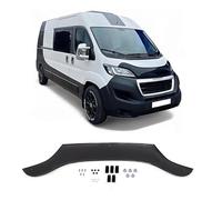 Black Bonnet Protector Bug Guard Wind Stone Deflector FOR FIAT DUCATO, PEUGEOT BOXER (2014 Onwards)
