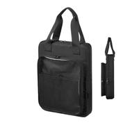 Black Book Bag, Colouring Book Storage Bag, S, Portable Poster Storage Bag, Portable Book Protector with Transparent Window, Reusable Organiser for Safe Book Accessories, Single attributes