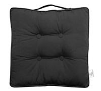 Black Booster Armchair Cushion Seat Pad Pack of 2 Large 45cm Square Booster Cushion Pads 10cm Thick Seatpad Cushion Chair Pad for Adults, Car Seat, Office & Post-Operative