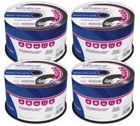 Black Bottom Vinyl CD-R 52x Inkjet White Printable Blank CD Discs Cakebox LOT