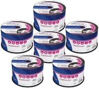 Black Bottom Vinyl CD-R 52x Inkjet White Printable Blank CD Discs Cakebox LOT