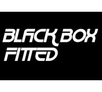 Black Box Fitted Fun Car Bumper Sticker - Waterproof Decal - Long Lasting - Vehicle Warning Sign - Gift for Learner Driver/Passed Test (White)