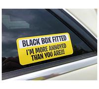 Black Box Fitted I'm More Annoyed Funny Printed Vinyl Car Sticker Decal for New Driver