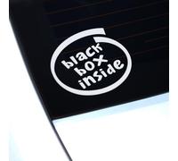 Black Box Inside Vinyl Decal Sticker, Car Window Bumper Sticker, JDM Sticker, Caravan Sticker, Funny Car Stickers, 140mm