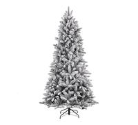 Black Box Trees Snowdon Artificial Christmas Tree Height 185 x Diameter 117 cm Green with Frost Look