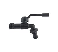 Black Brass Garden Hose Faucet - 1/2 Inch Hose Bib for Outdoor Use Ideal for Washing Machines and Gardening Durable and Stylish Garden Accessory
