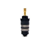 Black Brass/Golden Intelligient Auto-Thermostat Cartridge Temperature Control Mixing Valve for Bathroom Shower Thermostatic Faucet Core Replacement, Fixed Rotatable Type, Anti-Scald (B)