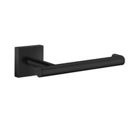 Black Brass Toilet Roll Holder Wall Mounted Bathroom Storage Smedbo UK Black One Size