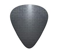 Black Brick Wall The guitar pick, for acoustic, electric, bass guitars - natural touch, 12 pack, multi-color.