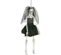 Black bride decoration 42 cm Halloween