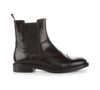 Black Brogue Style Chelsea Boots Women 4 UK