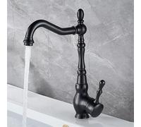 Black Bronze Kitchen Faucet, Touch Control 360° Rotating Sink Tap, Farmhouse & Commercial Design for Bar & Kitchen, Antique Brass h