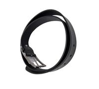 Black & Brown Leather Belt With Buckle Unisex Genuine 42" Leather Adjustable Durable Casual Belt For Men Jeans(Black, Xl)