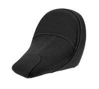 Black Brown Leather Front Solo Pillion Rider Cushion Saddle Compatible With Indian Scout 2015 2020 Scout Sixty 2016 2020 Motorcycle Models Aftermarket Replacement(Black Seat)