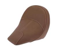 Black Brown Leather Front Solo Pillion Rider Cushion Saddle Compatible With Indian Scout 2015 2020 Scout Sixty 2016 2020 Motorcycle Models Aftermarket Replacement(Brown Seat)