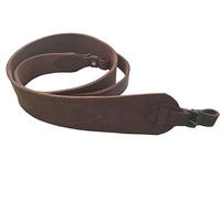 Black Brown Leather Rifle Sling Shotgun Ammo Gun Strap Stitched Hunting Shooting Cobra Style