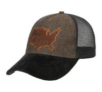 Black Brown Trucker Cap by King Kerosin