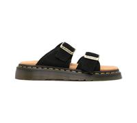 Black Buckle Detail Flat Sandals, female, Dr. Martens, Sliders, Black, 4 UK, Shoes 4 UK