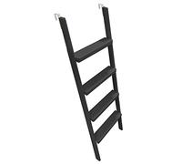 Black Bunk Bed Ladder Replacement for RV & Campers 47 Steps 8cm Wide Pedal Climbing Ladder for Twin Full Queen Beds Perfect for Adults & Kids