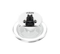 Black Bunny Weightlifting Gym Graphic for Rabbit Lovers PopSockets PopGrip for MagSafe