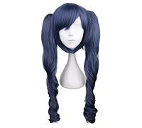 Black Butler Kuroshitsuji Ciel Phantomhive Cosplay Wig Long Grey Blue Hair Heat Synthetic Fiber Hair + Wig Cap Halloween