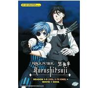 Black Butler Kuroshitsuji - Season 1-5 + Movie + 9 OVA ENGLISH DUB Box Set, Region Free